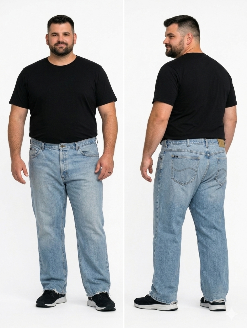 Lee Vintage Light Wash Straight Leg Jeans 40
